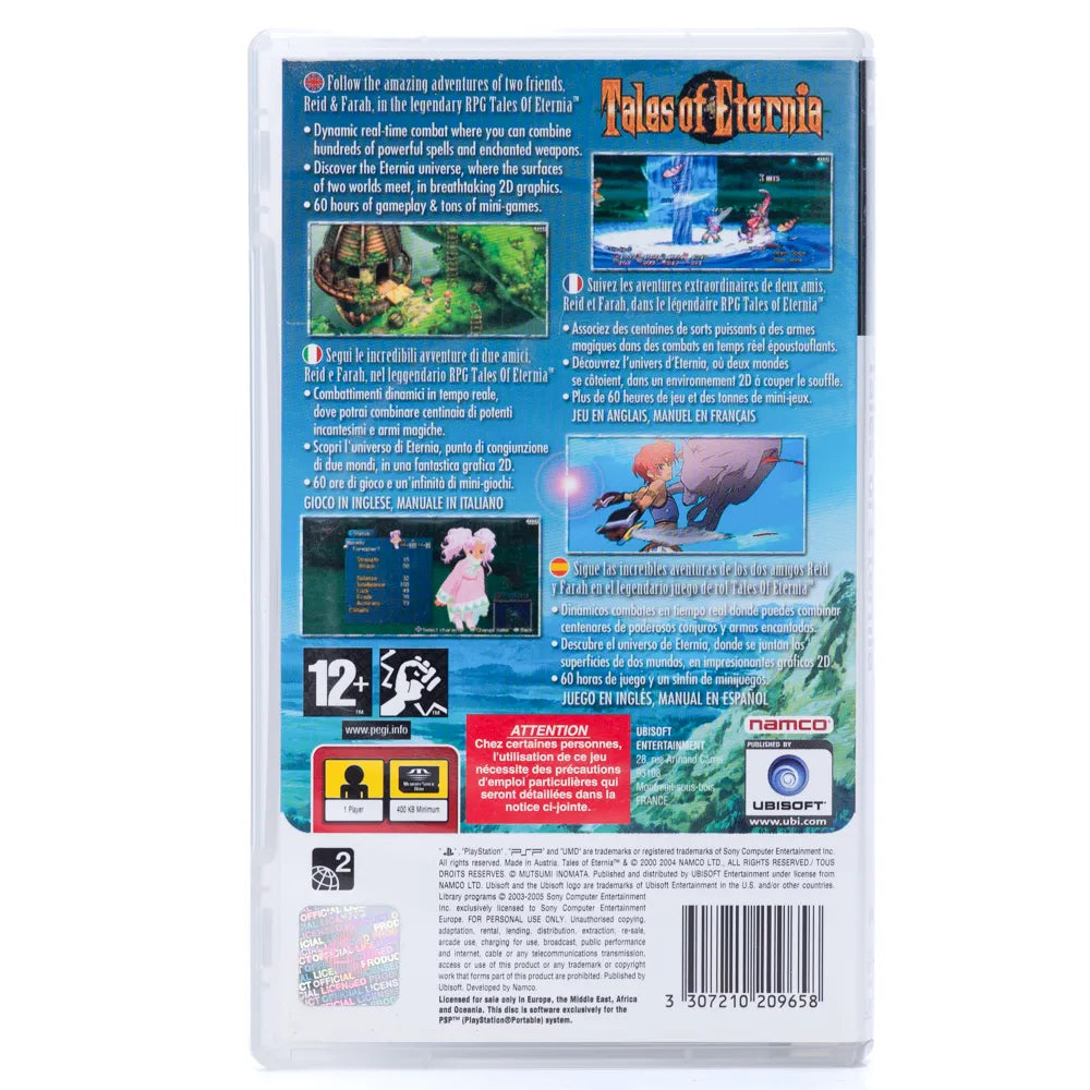 Tales of Eternia - PSP spill