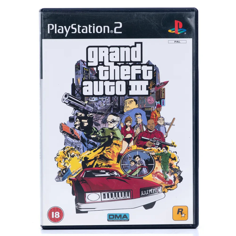 Grand Theft Auto III - PS2 spill - Retrospillkongen