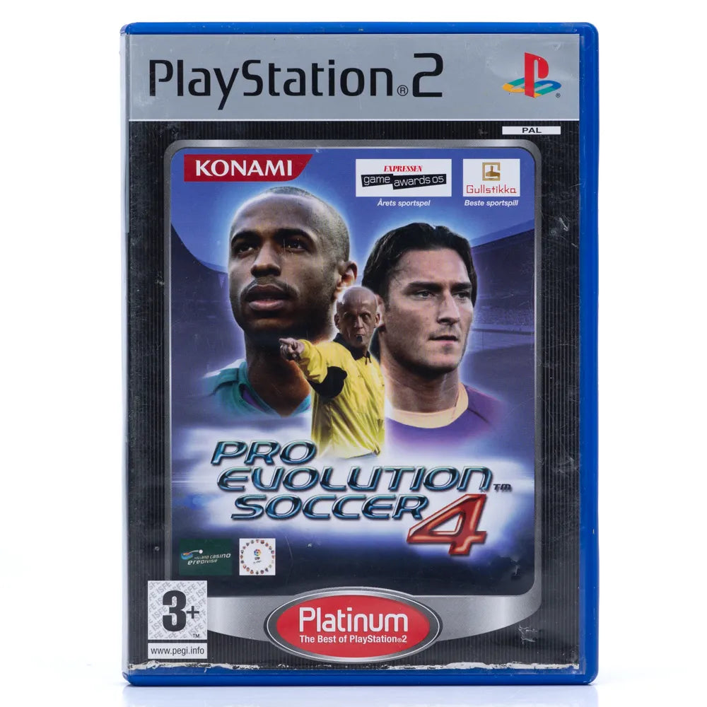 Pro Evolution Soccer 4 - PS2 spill - Retrospillkongen