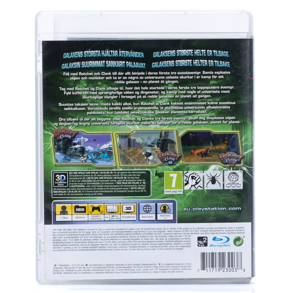 Ratchet & Clank Trilogy - PS3 spill