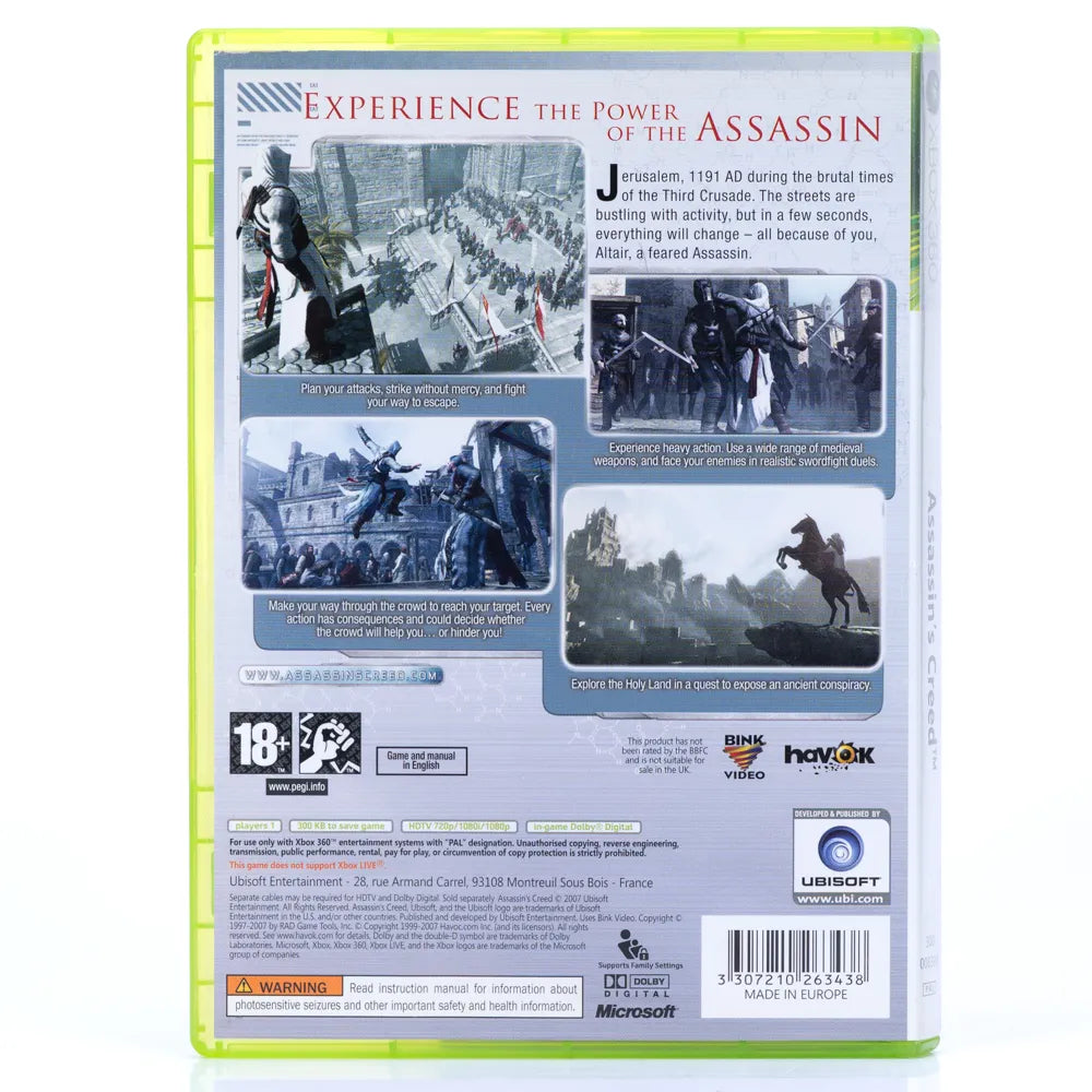 Assassin's Creed - Xbox 360 spill
