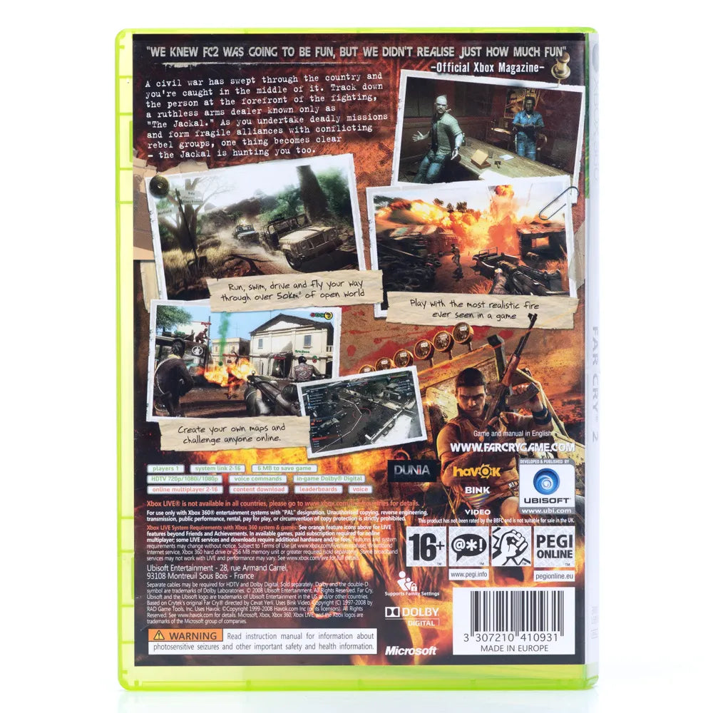 Far Cry 2 - Xbox 360 spill - Retrospillkongen