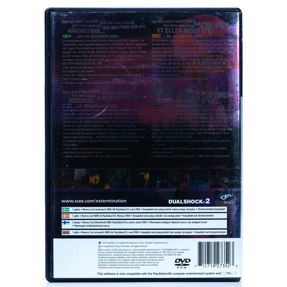 Extermination - PS2 Spill - Retrospillkongen