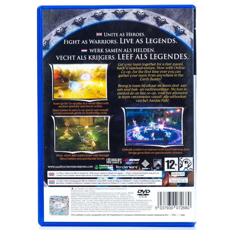 Gauntlet: Seven Sorrows - PS2 spill