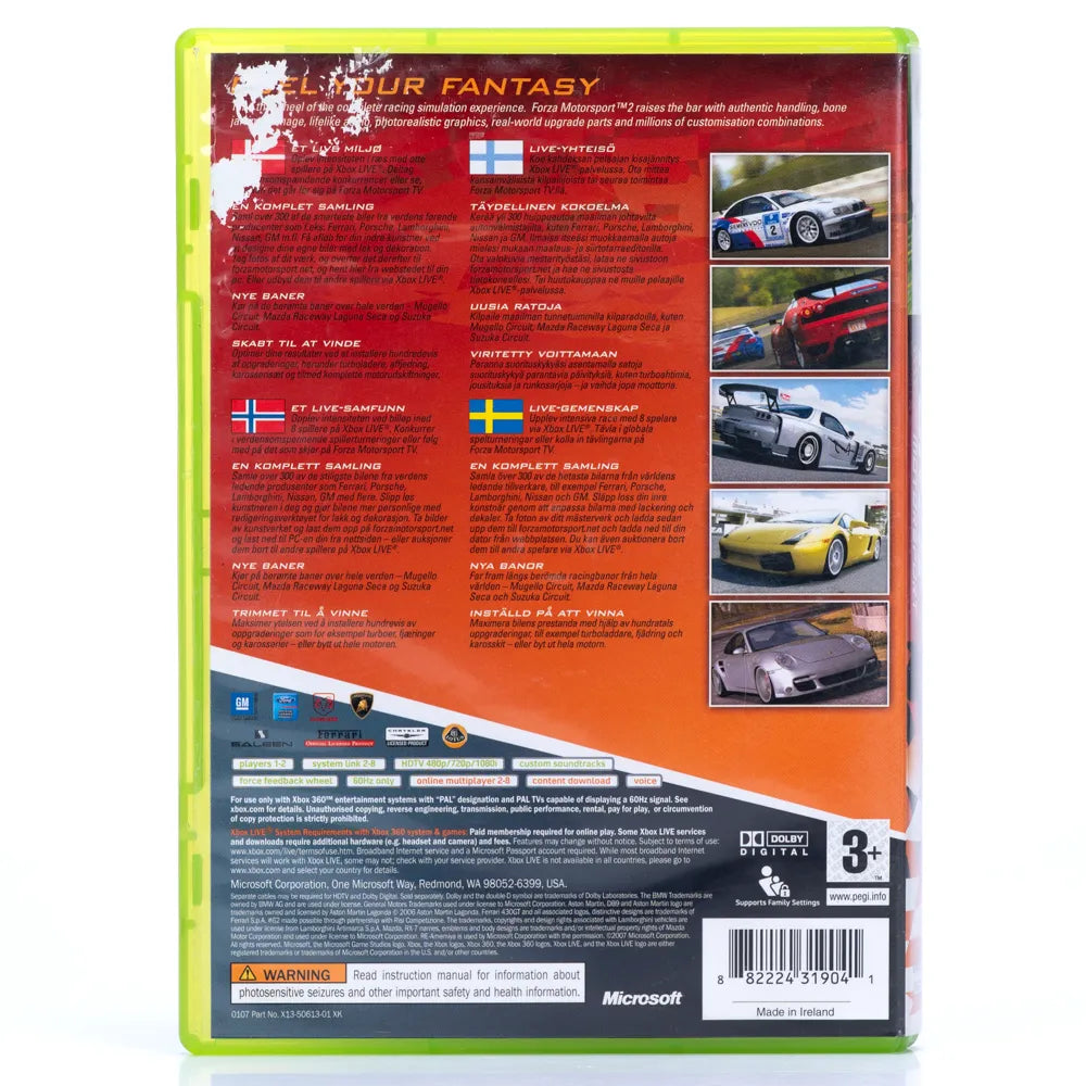 Forza Motorsport 2 - Xbox 360 spill - Retrospillkongen
