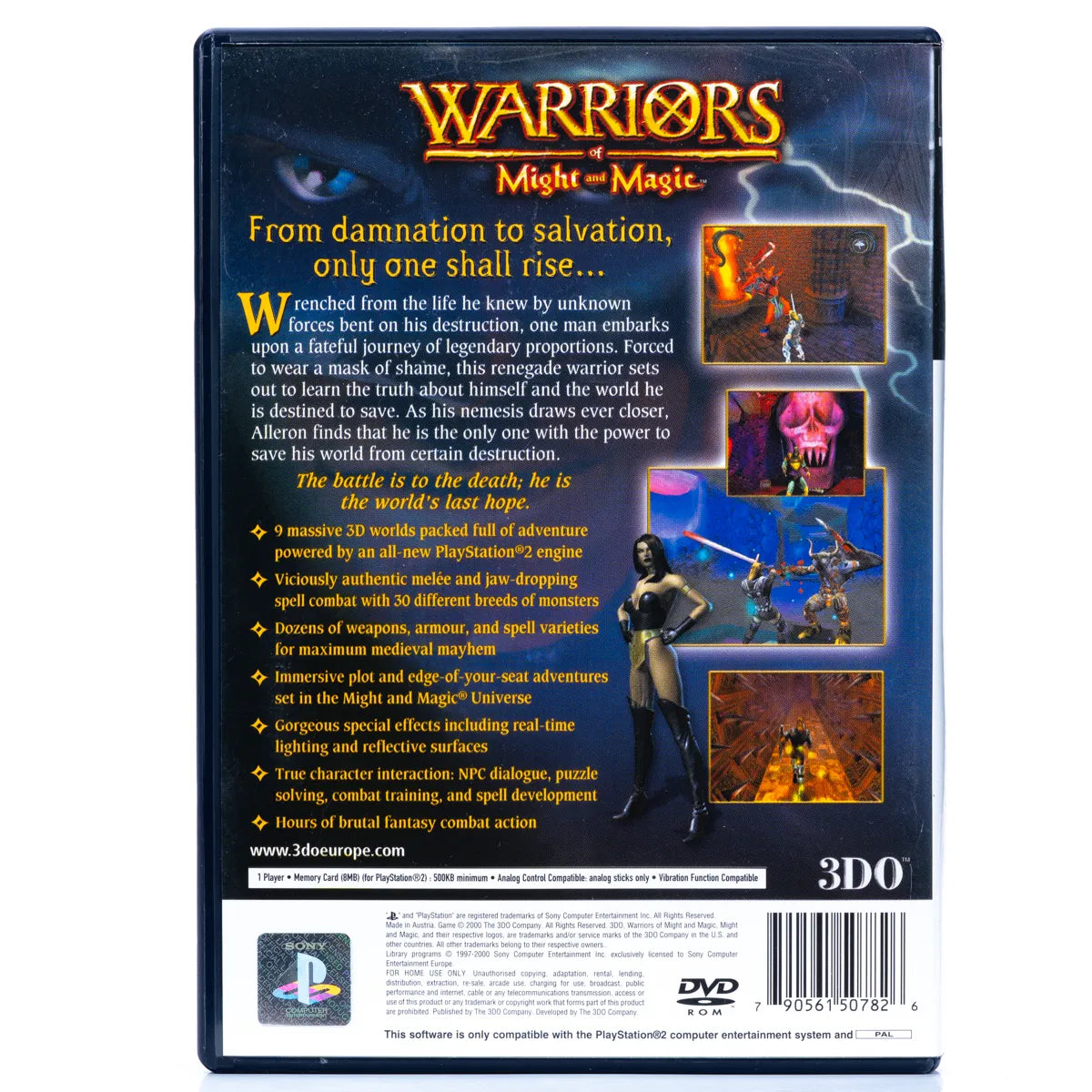 Warriors of Might and Magic - PS2 spill - Retrospillkongen