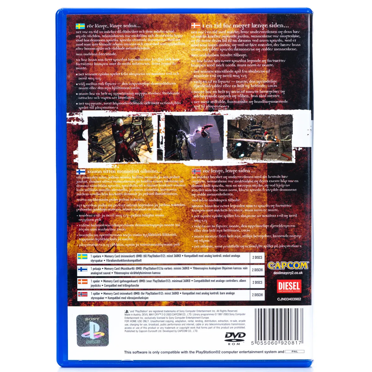 Devil May Cry 2 - PS2 spill - Retrospillkongen