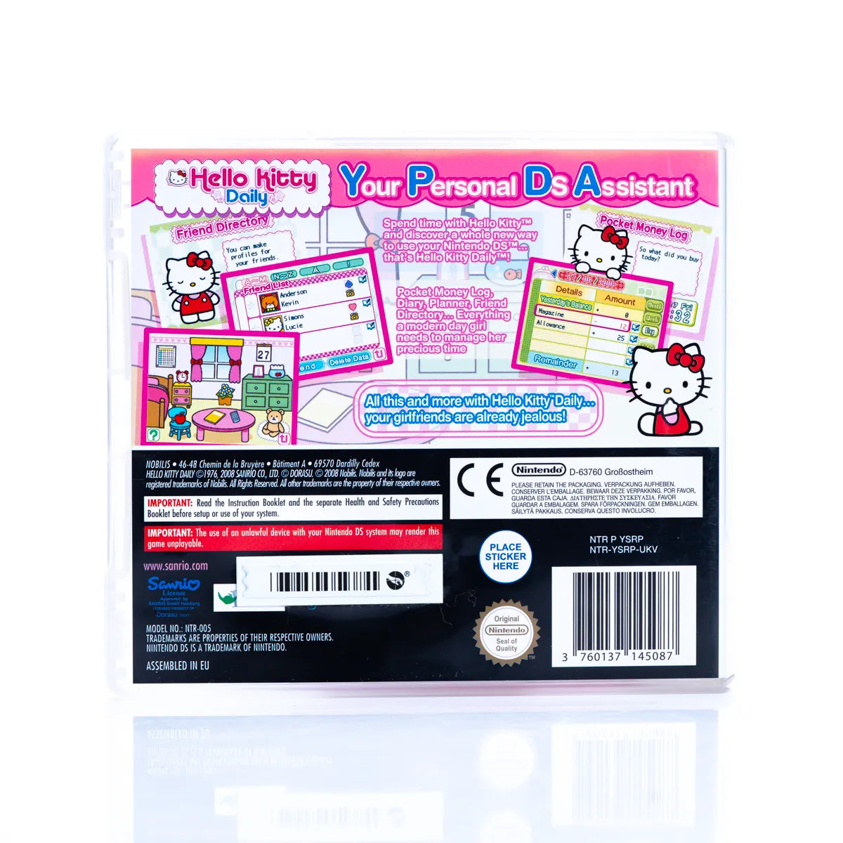 Hello Kitty Daily - Nintendo DS spill - Retrospillkongen