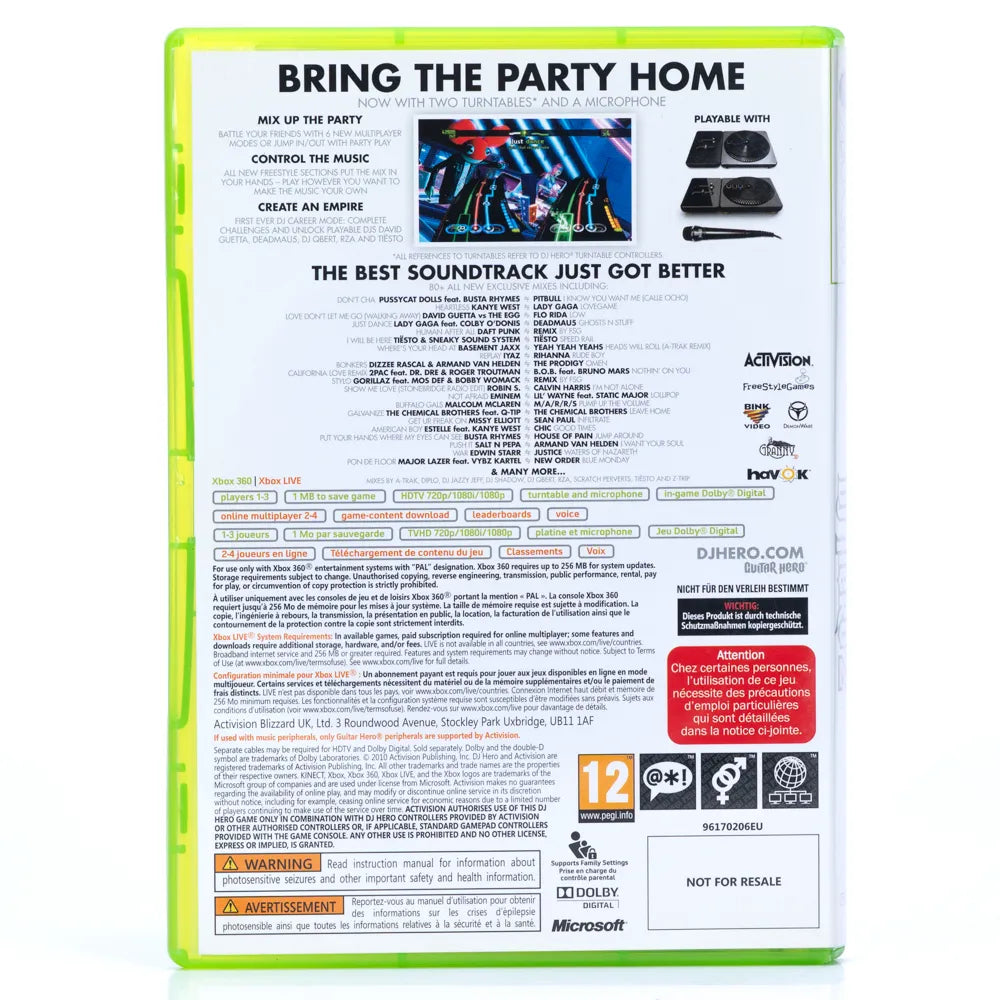 DJ Hero 2 - Xbox 360 spill