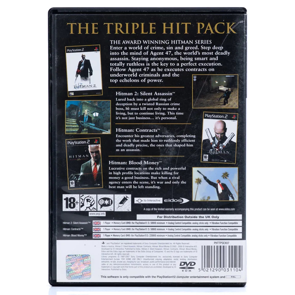 Hitman Trilogy - PS2 spill