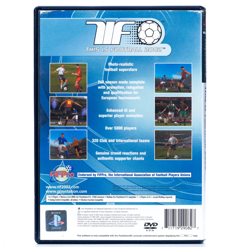 This Is Football 2002 - PS2 spill