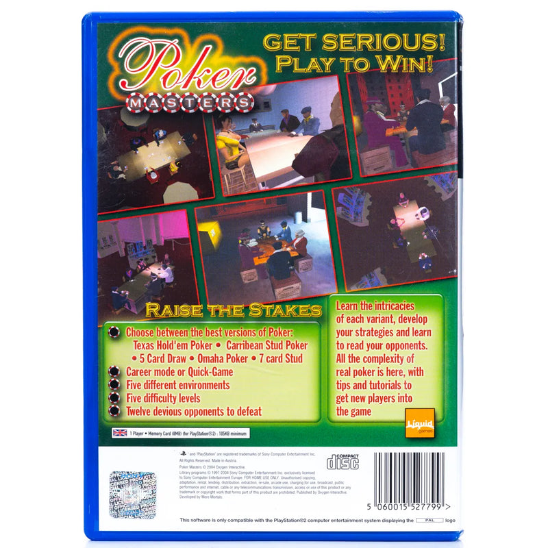 Poker Masters - PS2 Spill