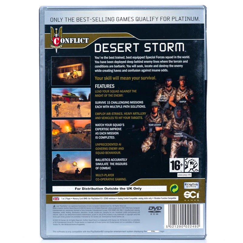 Conflict: Desert Storm - PS2 spill