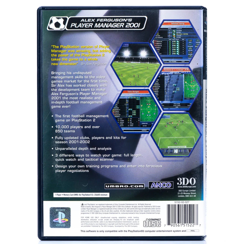 Alex Ferguson's Player Manager 2001 - PS2 Spill