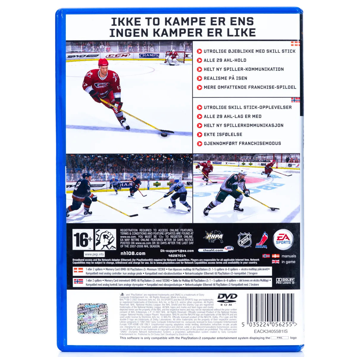 NHL 08 - PS2 Spill - Retrospillkongen