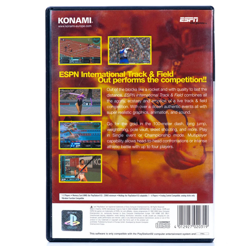 International Track & Field - PS2 Spill
