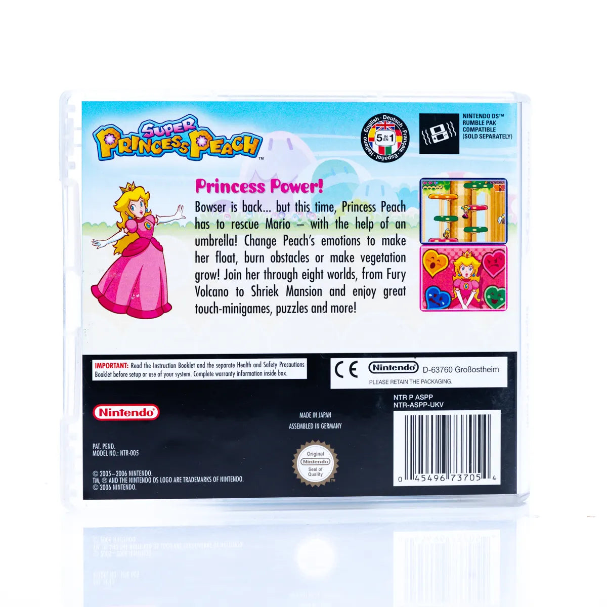Super Princess Peach - Nintendo DS spill - Retrospillkongen