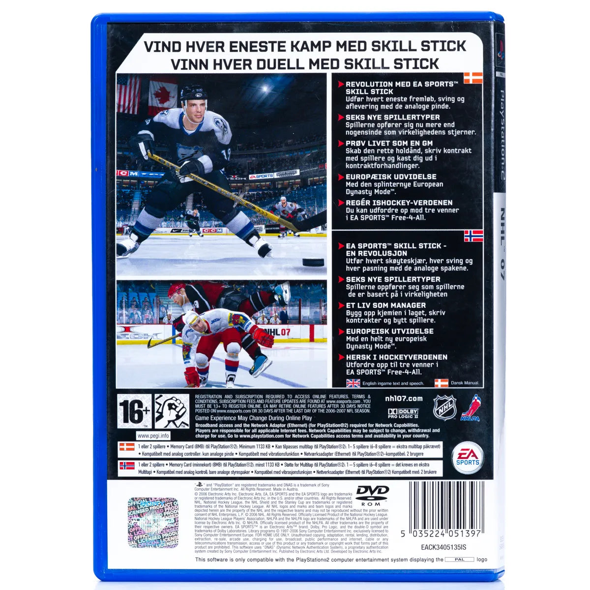NHL 07 - PS2 Spill - Retrospillkongen