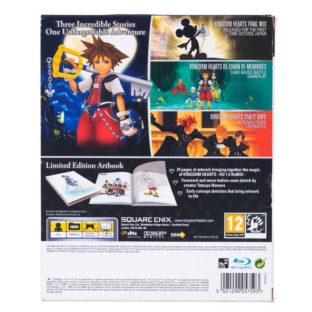 Kingdom Hearts HD 1.5 ReMIX Limited Edition - PS3 spill
