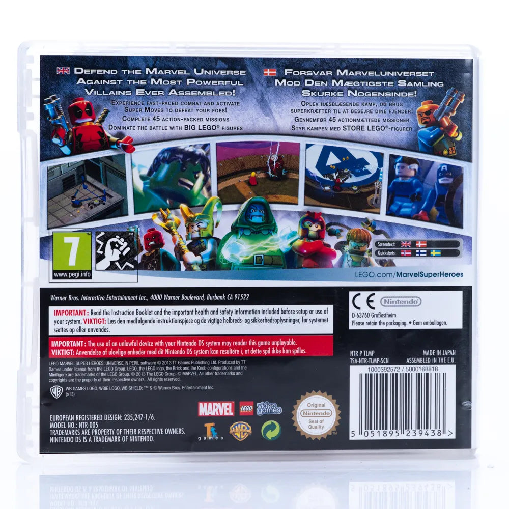 LEGO Marvel Super Heroes: Universe in Peril - Nintendo DS spill - Retrospillkongen
