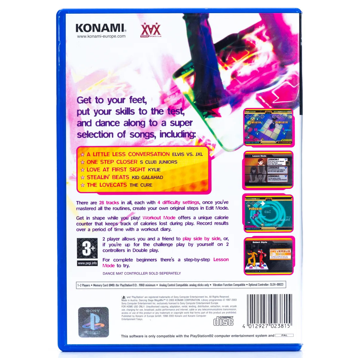 Dancing Stage Mega Mix - PS2 spill - Retrospillkongen