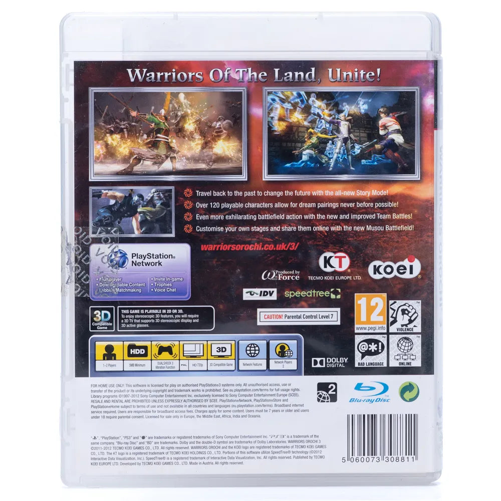 Warriors Orochi 3 - PS3 spill - Retrospillkongen