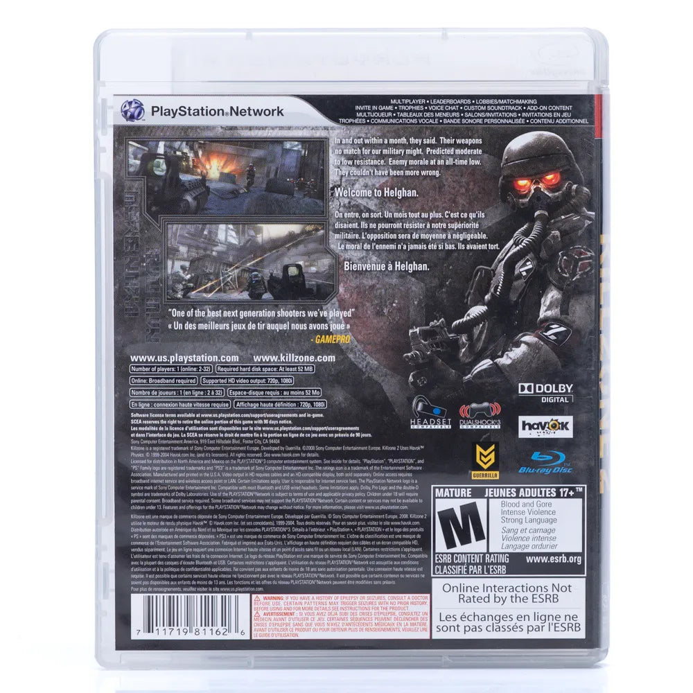 Killzone 2 - PS3 spill (NTSC, regionfri)