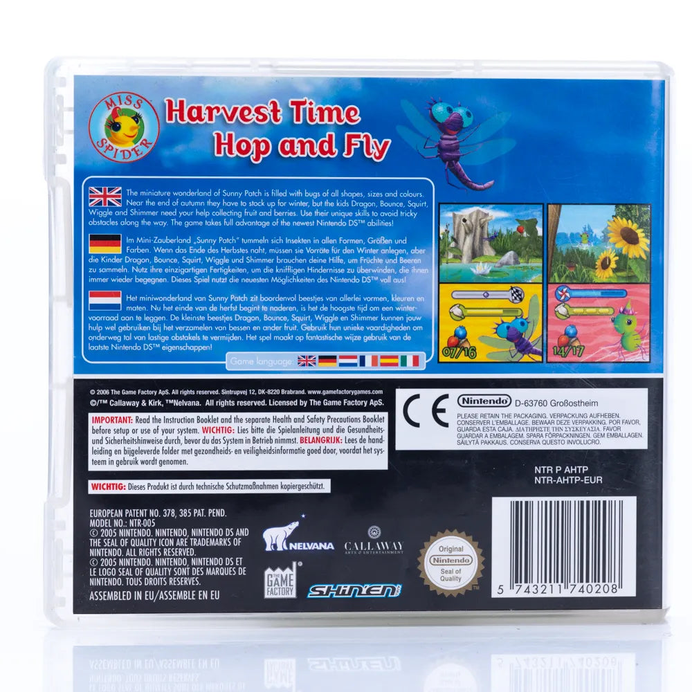 Miss Spider: Harvest Time - Hop and Fly - Nintendo DS spill - Retrospillkongen