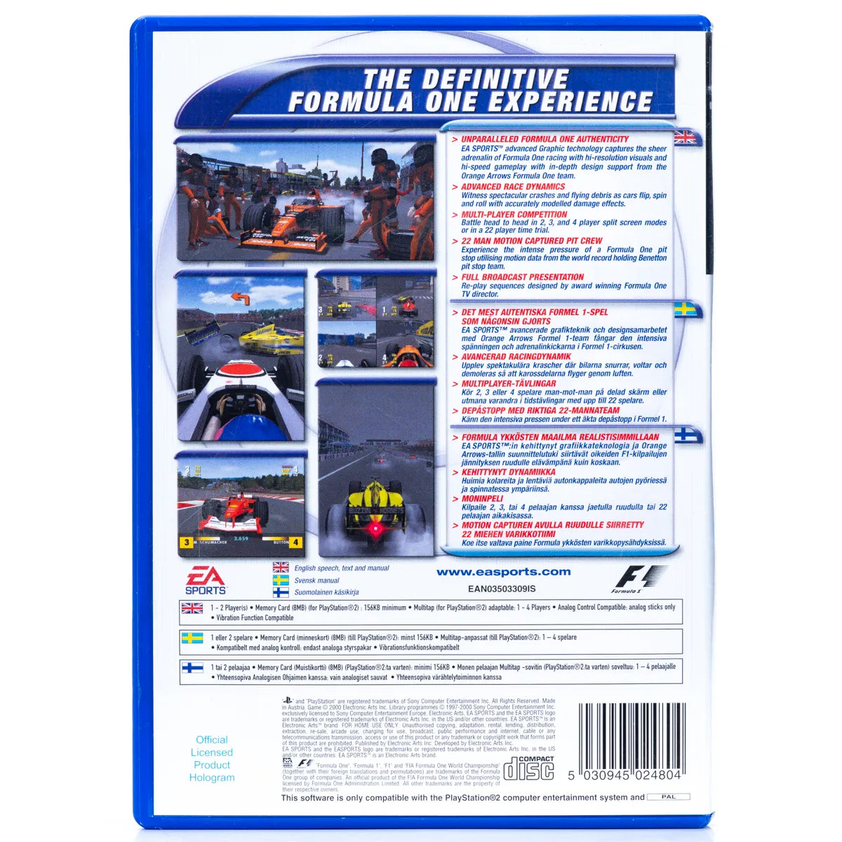 F1 Championship Season 2000 - PS2 Spill - Retrospillkongen