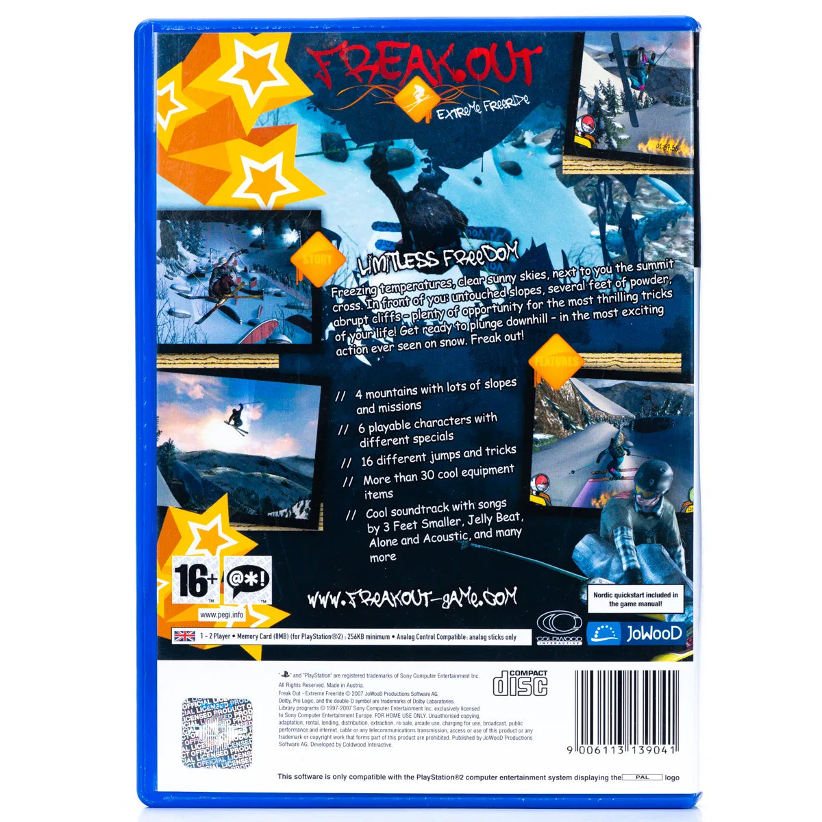 Freak Out Extreme Freeride - PS2 spill - Retrospillkongen