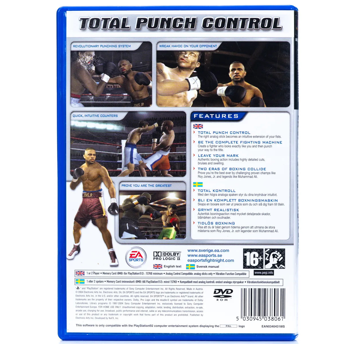 Fight Night 2004 - PS2 spill - Retrospillkongen