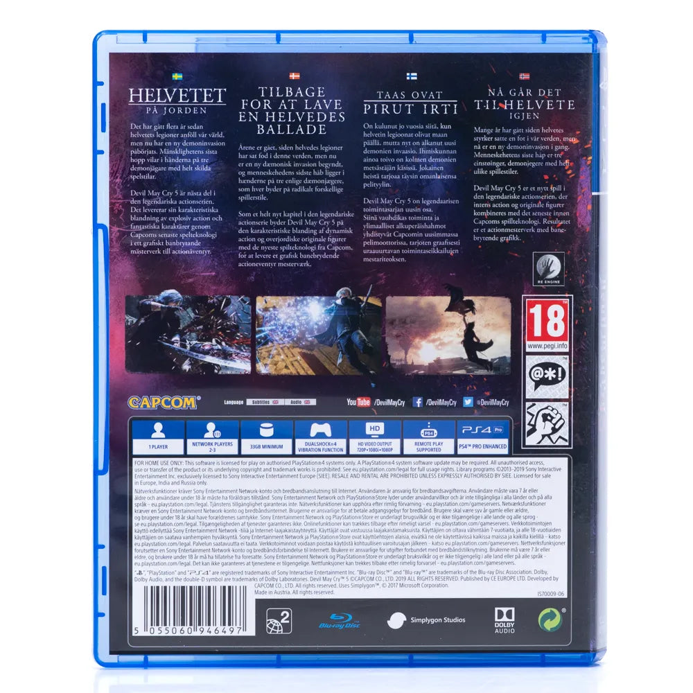 Devil May Cry 5 - PS4 Spill - Retrospillkongen