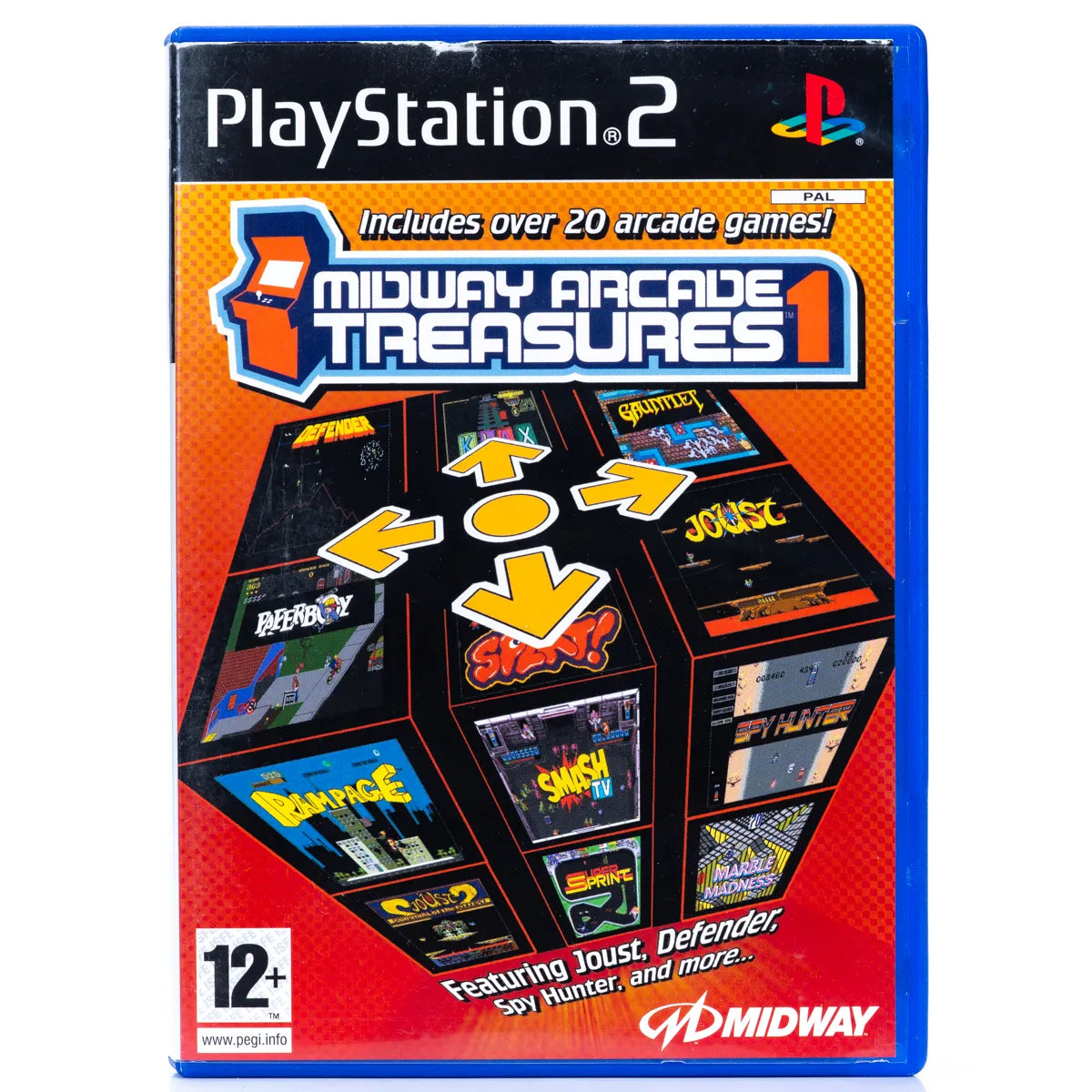 Midway Arcade Treasures 1 - PS2 spill - Retrospillkongen
