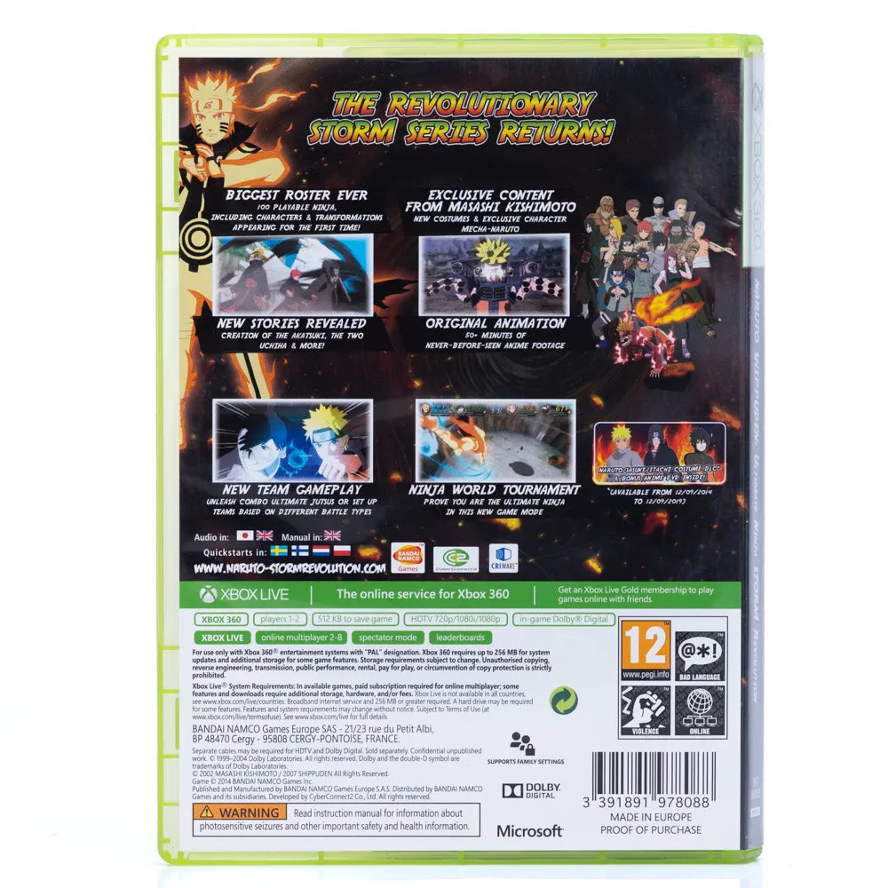 Naruto Shippuden: Ultimate Ninja Storm Revolution - Xbox 360 spill - Retrospillkongen