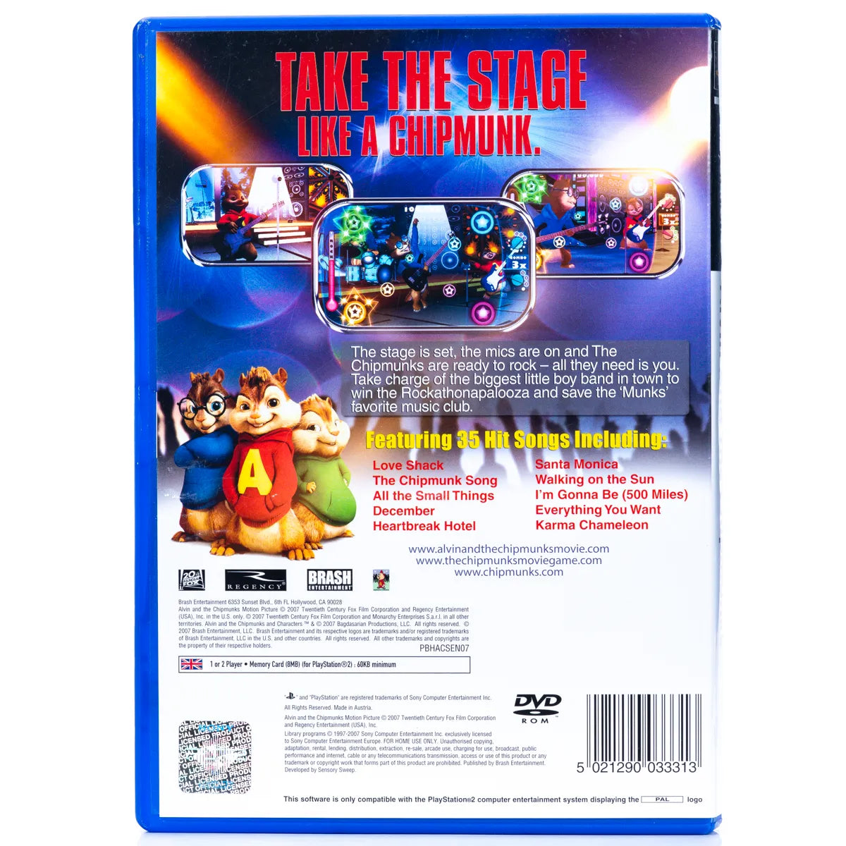 Alvin and the Chipmunks - PS2 spill - Retrospillkongen