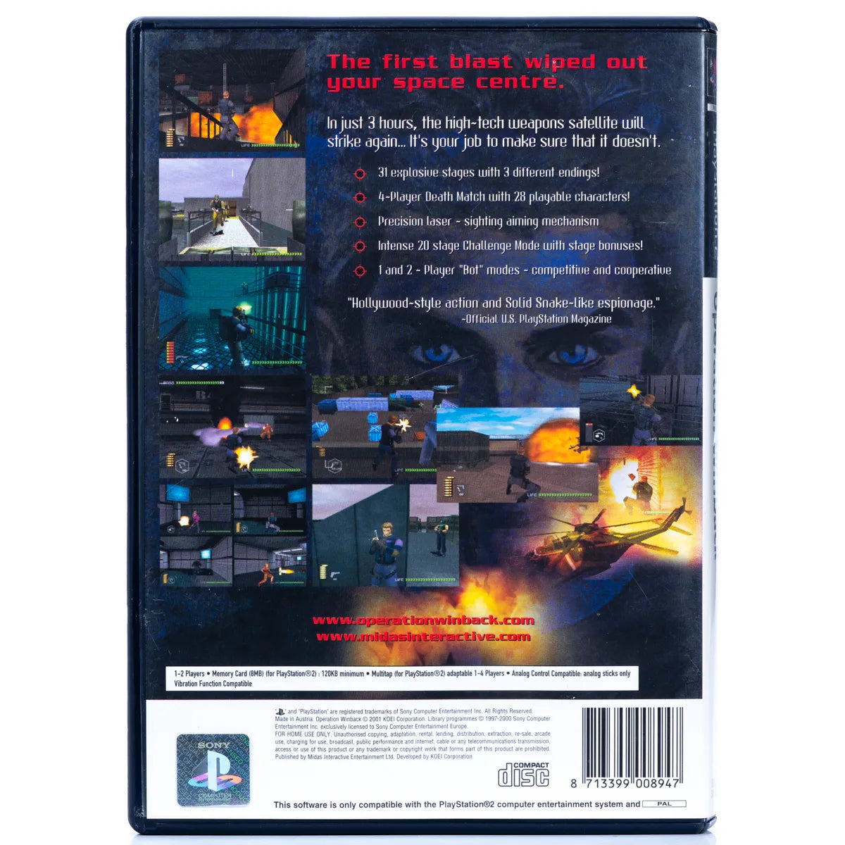 Operation WinBack - PS2 spill - Retrospillkongen