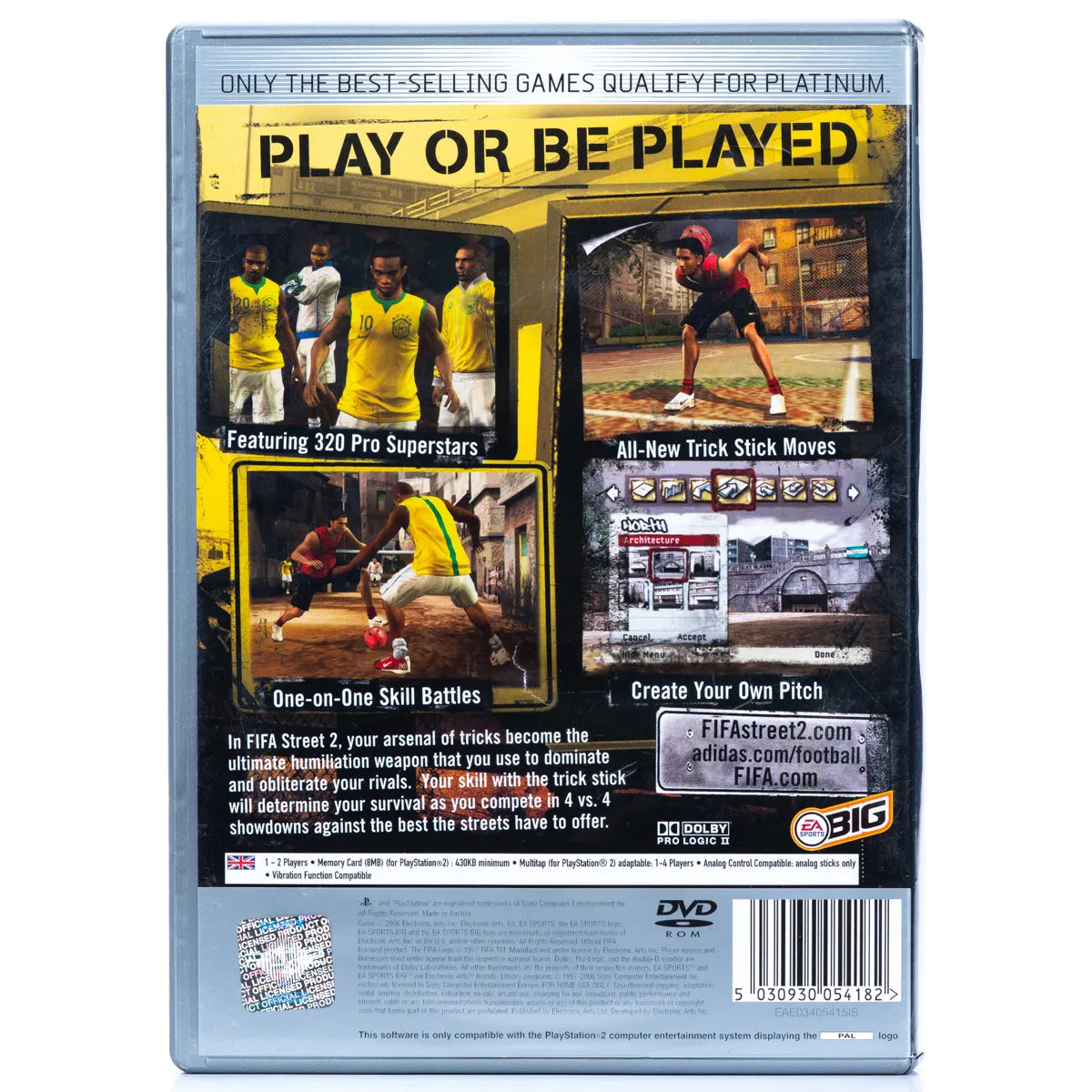 FIFA Street 2 - PS2 spill - Retrospillkongen