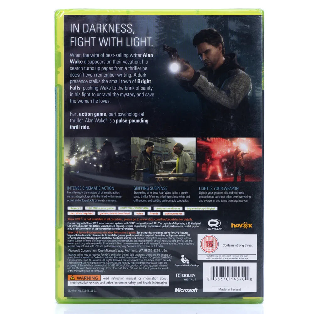 Alan Wake (Forseglet) - Xbox 360 spill - Retrospillkongen