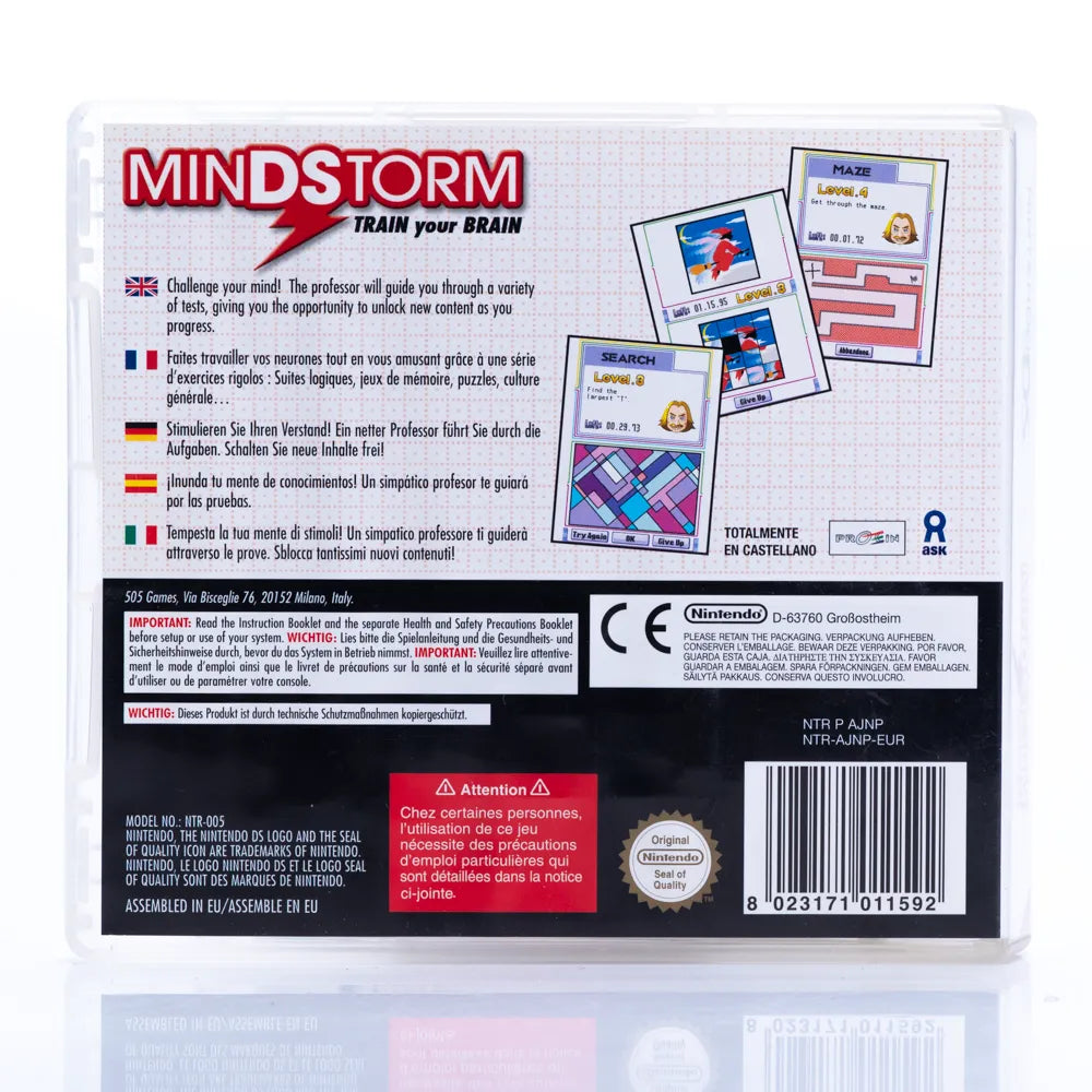 MinDStorm: Train Your Brain - Nintendo DS spill - Retrospillkongen