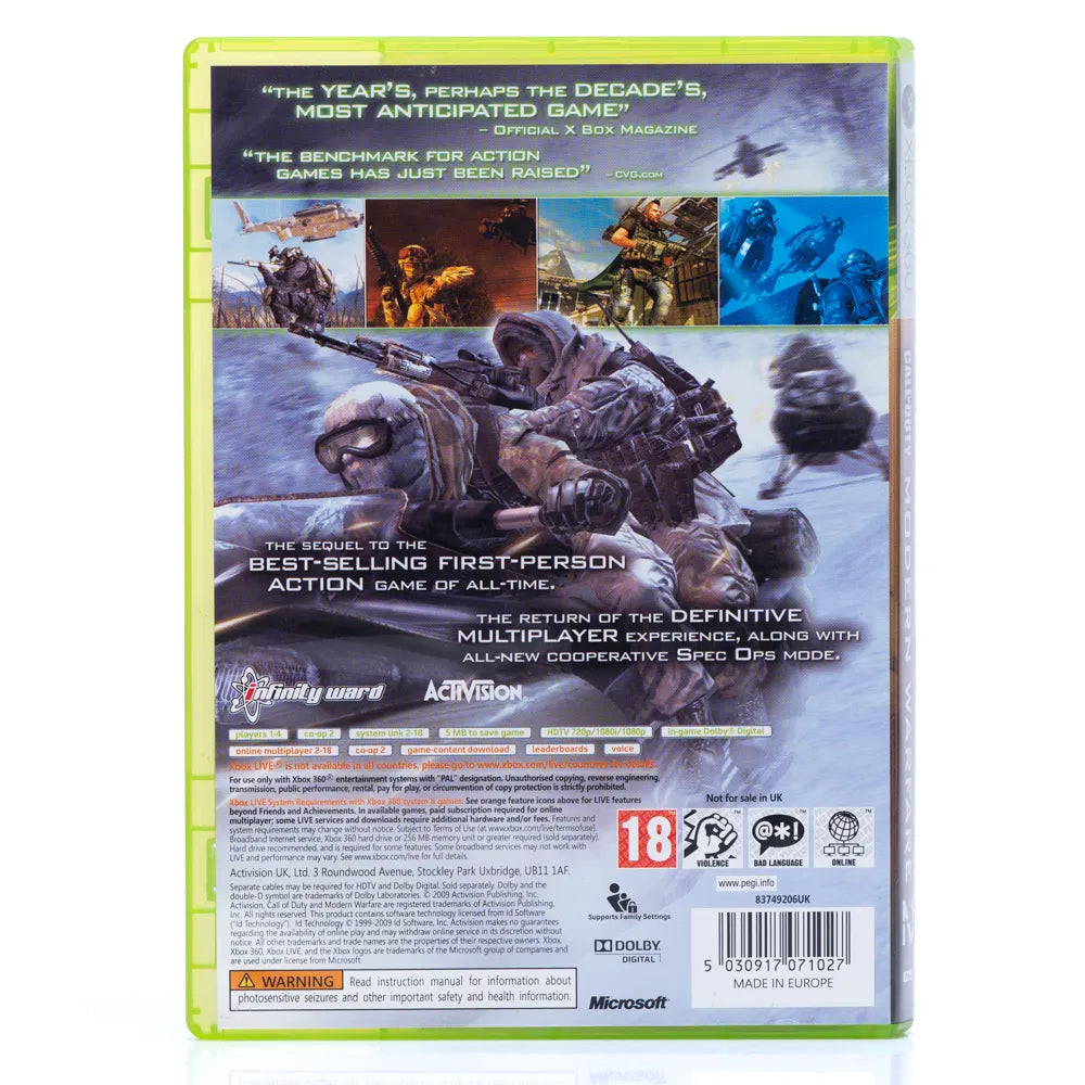 Call of Duty: Modern Warfare 2 - Xbox 360 spill