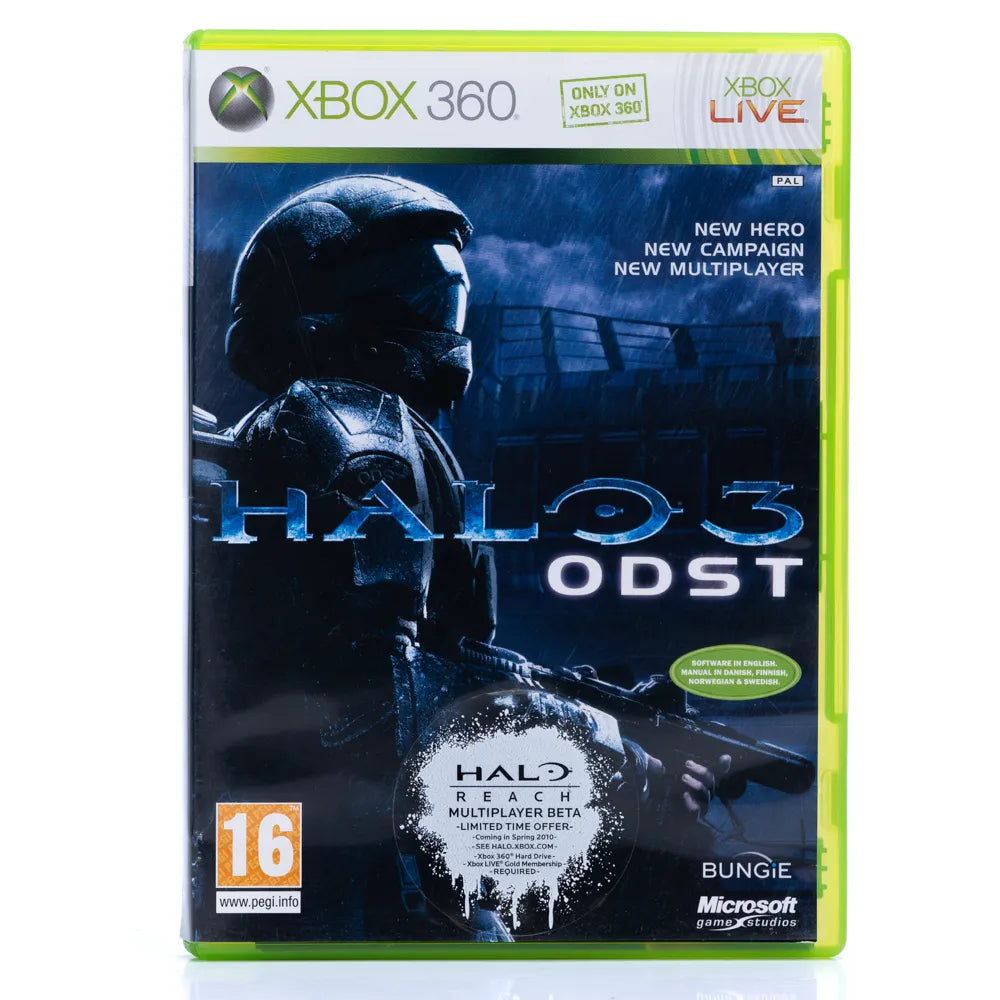 Halo 3: ODST - Xbox 360 spill