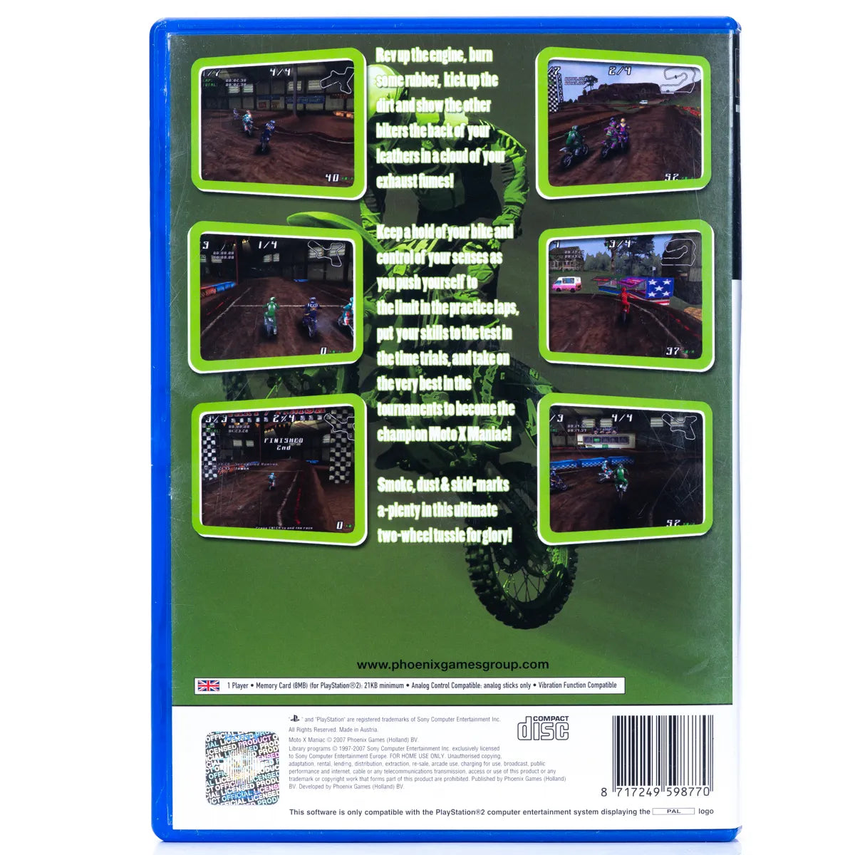 Moto X Maniac - PS2 spill - Retrospillkongen
