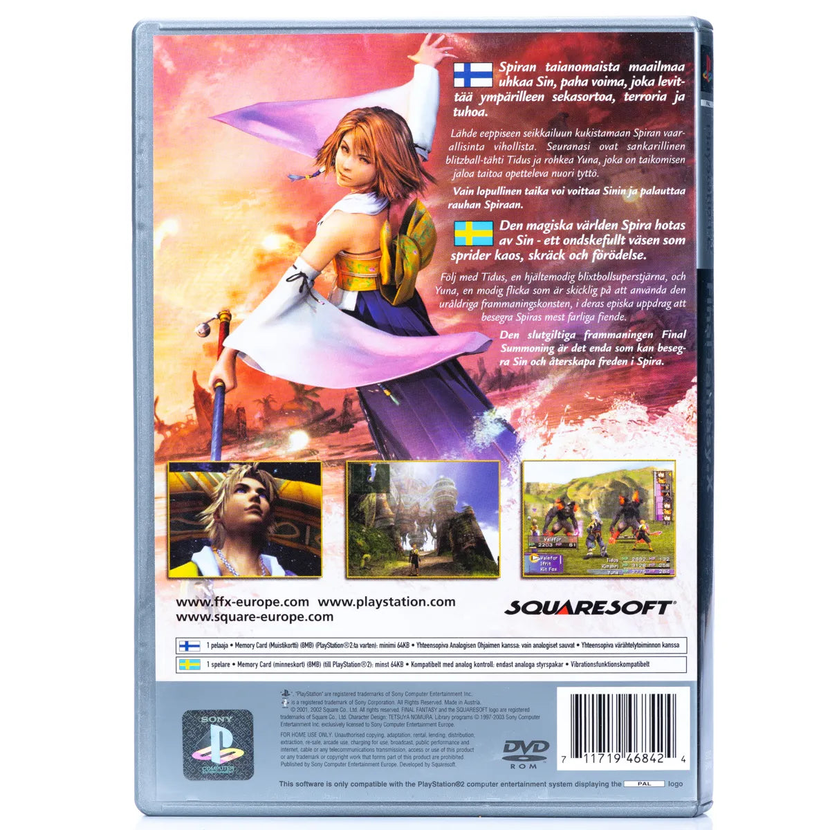 Final Fantasy X - PS2 spill - Retrospillkongen