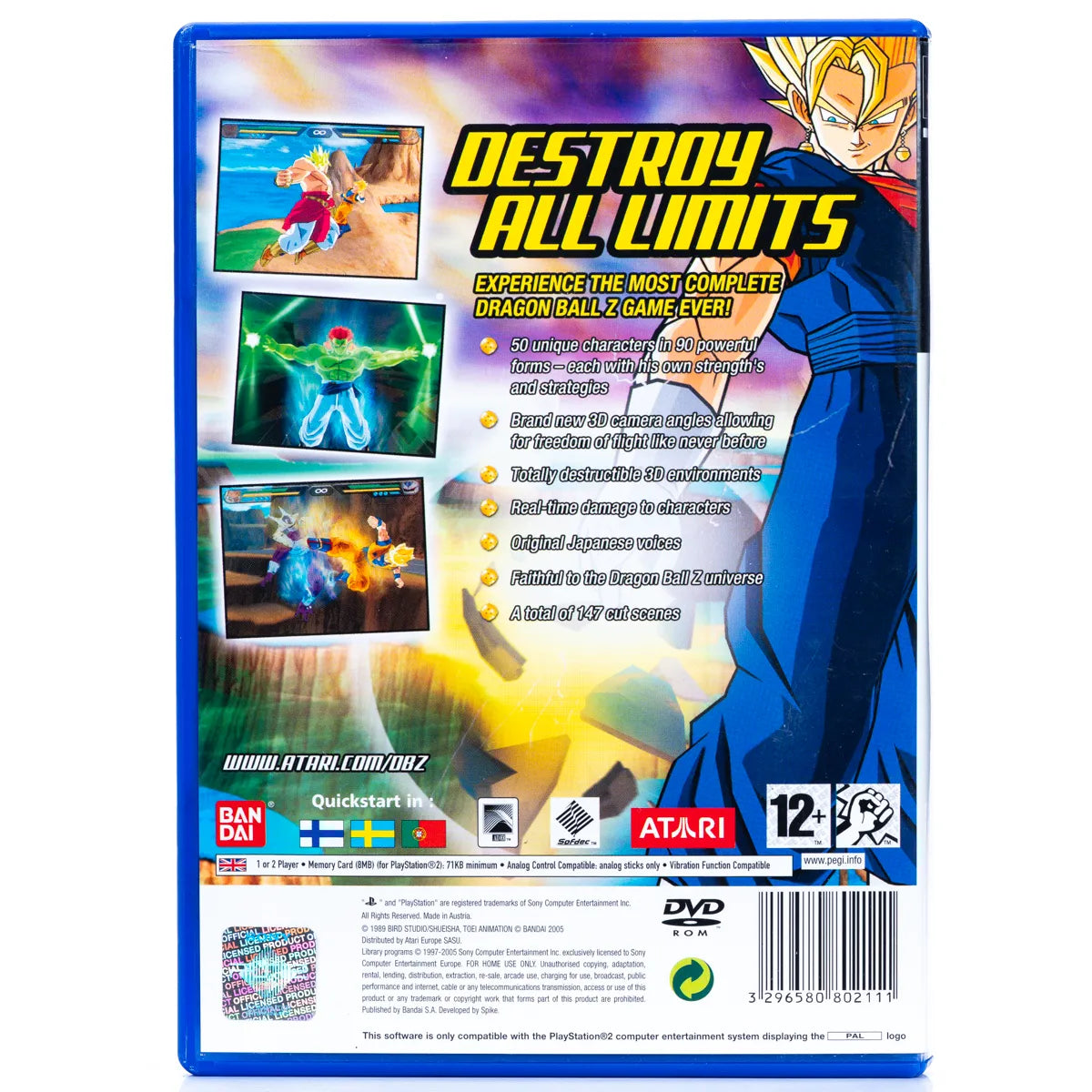 Dragon Ball Z: Budokai Tenkaichi - PS2 Spill - Retrospillkongen