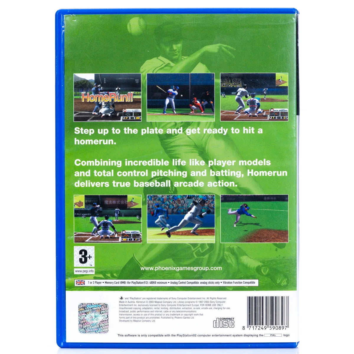 Homerun - PS2 spill - Retrospillkongen