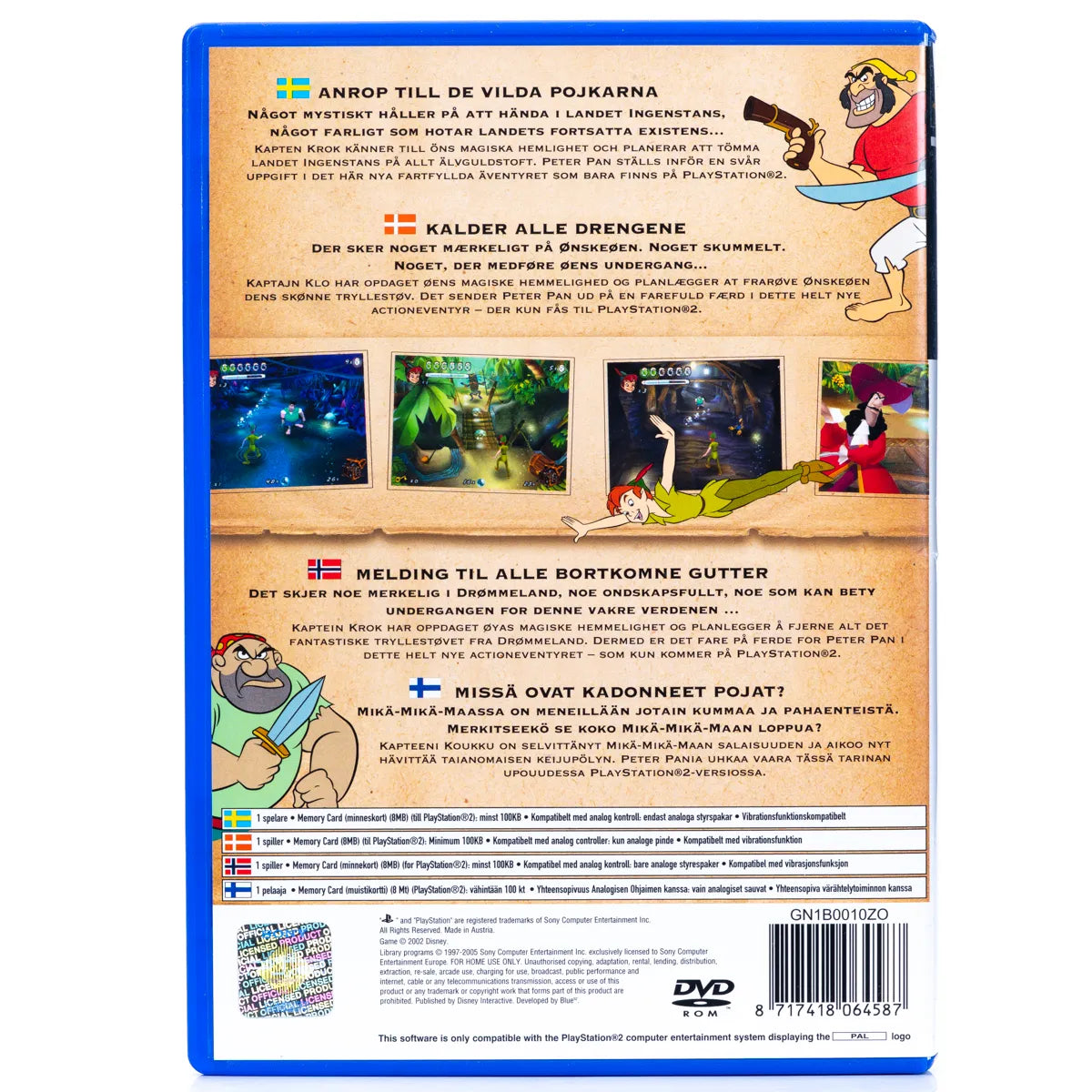 Disney's Peter Pan: The legend of Never Land - PS2 Spill - Retrospillkongen