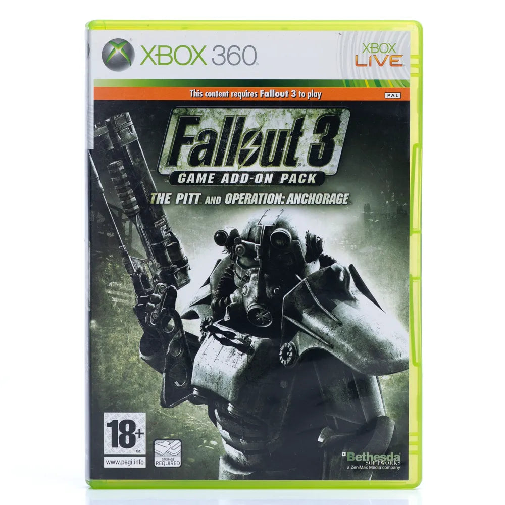 Fallout 3 Game Add-On Pack: The Pitt and Operation: Anchorage - Xbox 360 spill