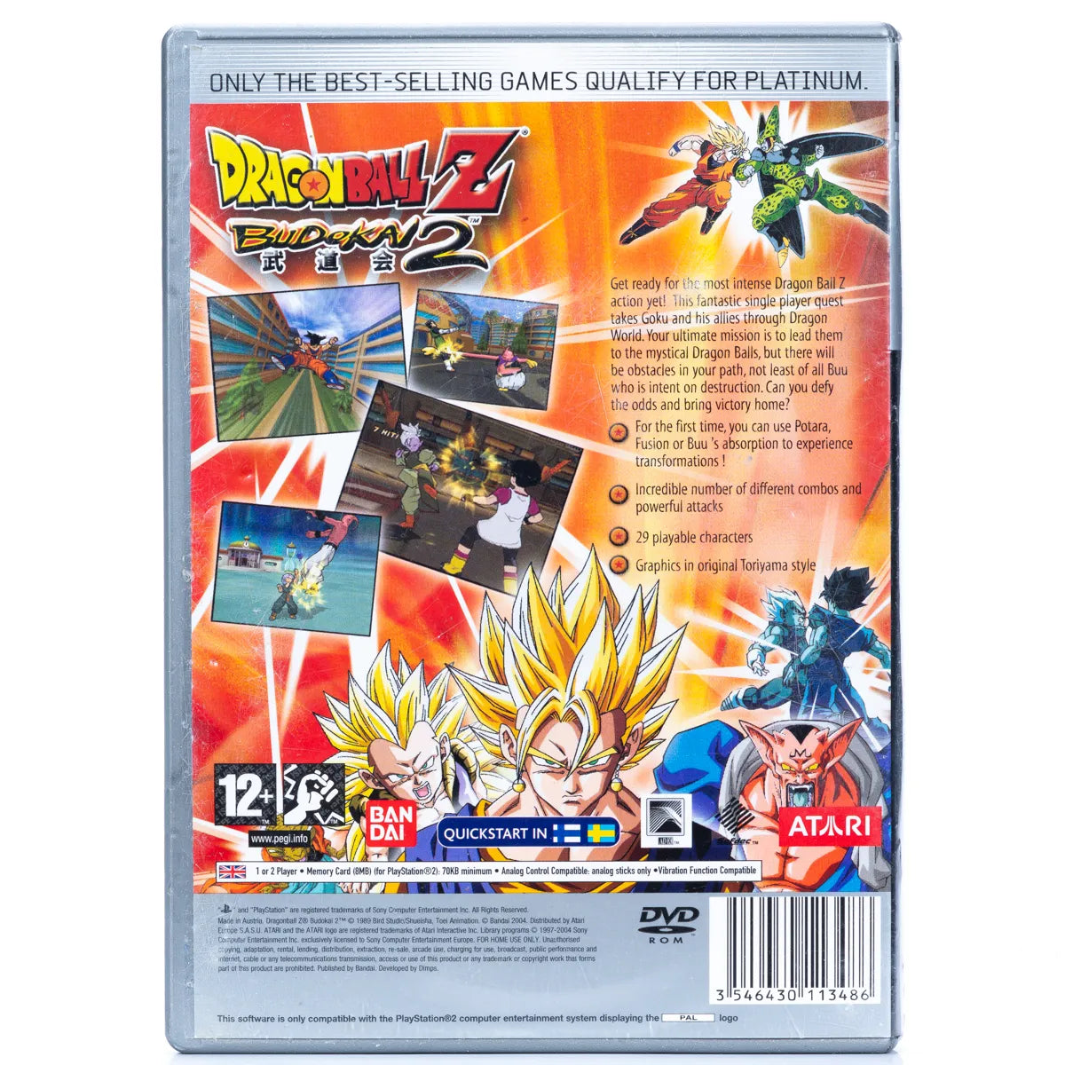 Dragon Ball Z: Budokai 2 - PS2 spill - Retrospillkongen