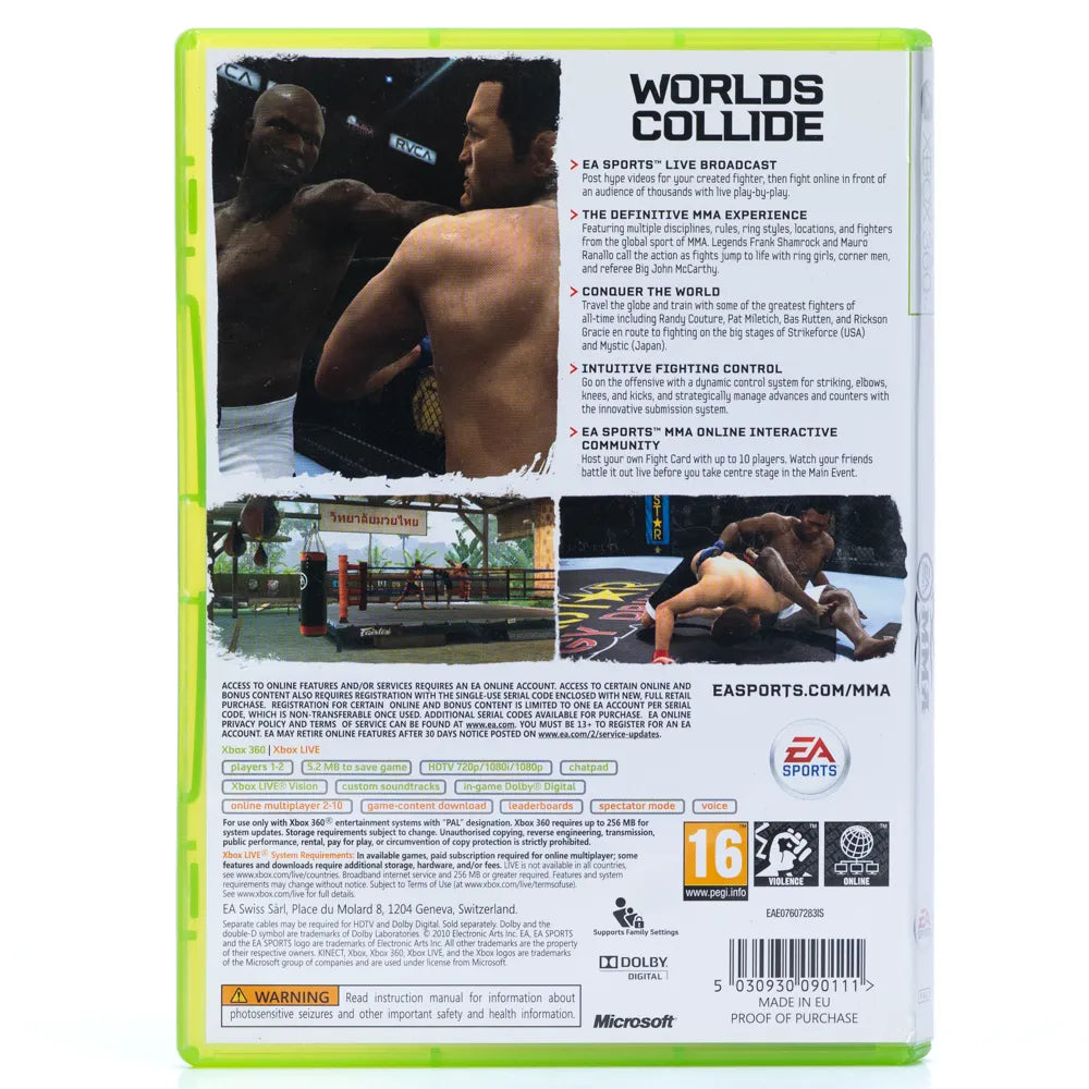 EA Sports MMA - Xbox 360 spill - Retrospillkongen