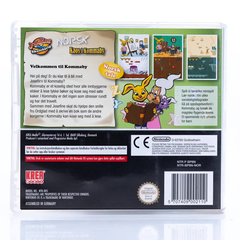 Josefine Skolehjelp: Kaos I Kommaby - Nintendo DS spill - Retrospillkongen